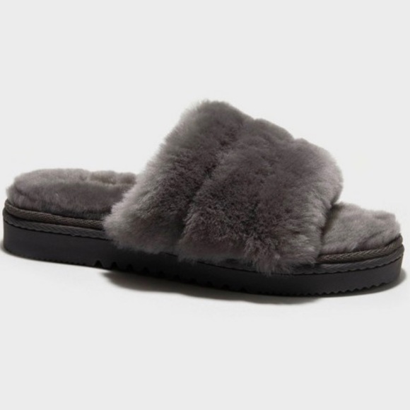 dearfoams Shoes New Dluxe Dearfoam Genuine Sheariling Emerald Slide